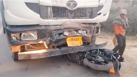 Bhind road accident