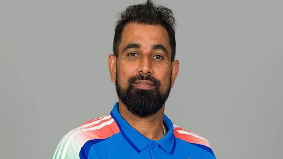 Indian fast bowler Mohd Shami image