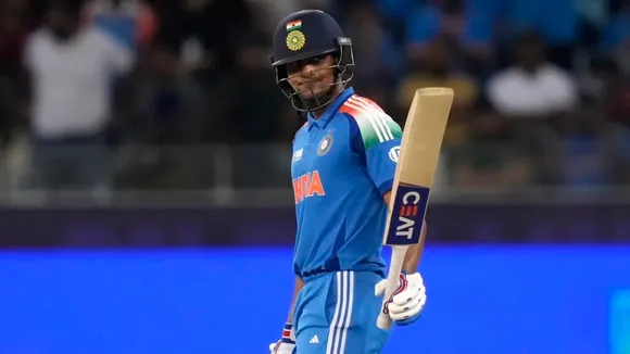 Shubman Gill hits century against Bangladesh in Champions Trophy match in Dubai on Thursday, February 20, 2025.