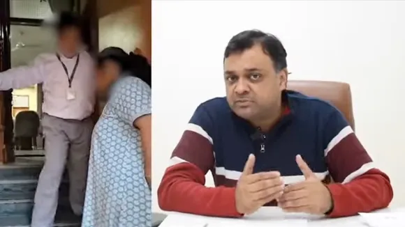 Garv (left) with his mother Dr Madhu Garg; Dr Vivek Garg (right)