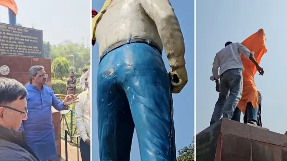 statue of Bhagat Singh in Delhi's Malviya Nagar