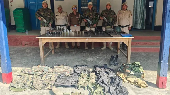 Manipur Police Arms Recovery