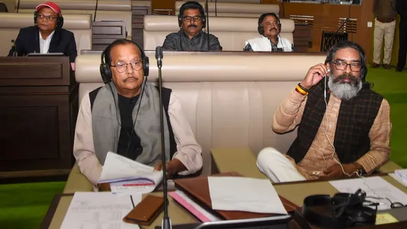 Hemant Soren in Jharkhand Assembly