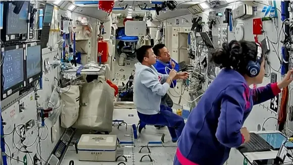 Chinese space station image