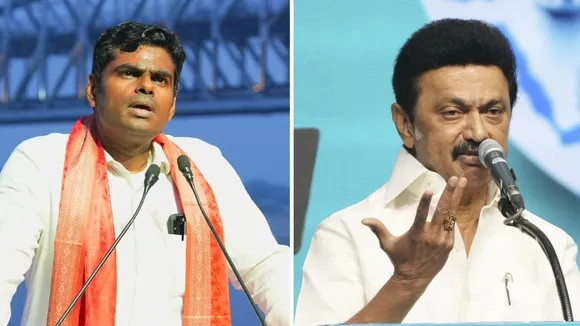 K Annamalai M K Stalin