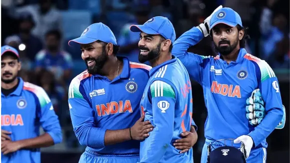 Rohit Sharma Virat Kohli team India image