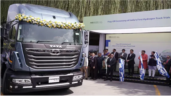 Tata Motors hydrozen truck image