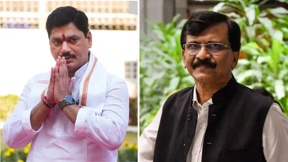 Dhananjay Munde Sanjay Raut image