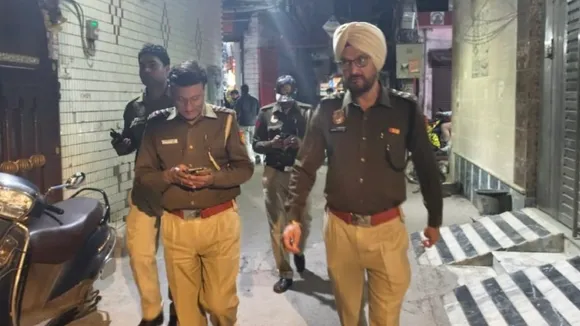 Delhi Police step up vigil in Brahmpuri area of Delhi