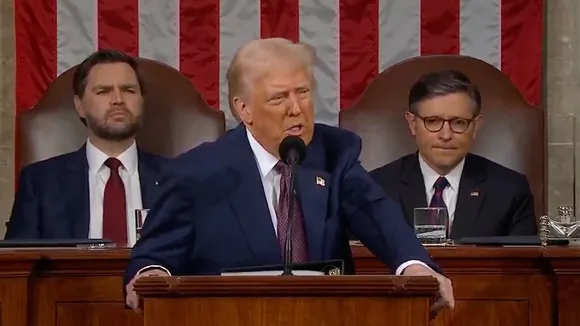 President Donald Trump addresses joint session of US Congress on Tuesday, March 4, 2025 (EST).