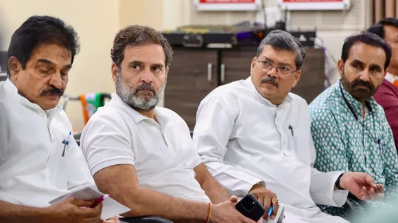K C Venugopal Rahul Gandhi Mukul Wasnik Shaktisinh Gohil Gujarat Congress