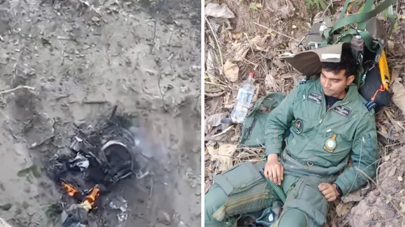 Jaguar fighter crash in Panchkula