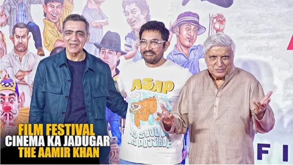 Aamir Khan with Javed Akhtar image