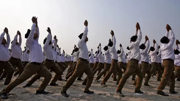 Stones hurled at RSS training camp