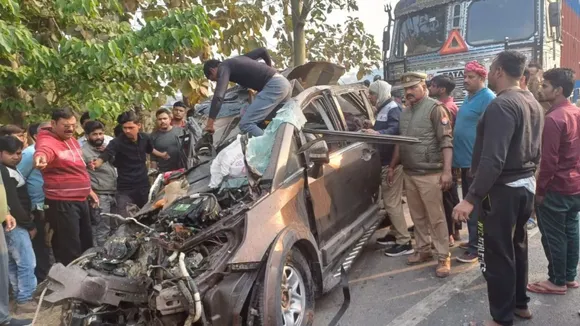 Accident in UP's Basti area
