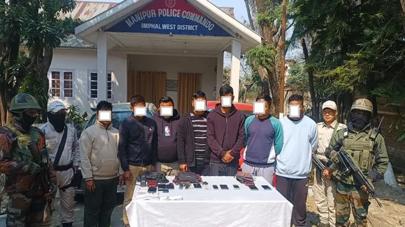 Manipur Police Arrest Militants Imphal West