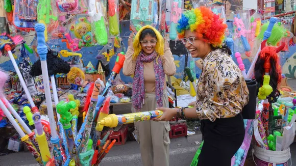 Holi Celebrations in Patna Bihar Holi