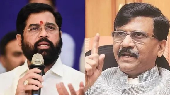 Eknath Shinde Sanjay Raut