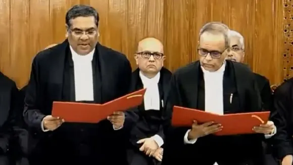 Justice Joymalya Bagchi Oath