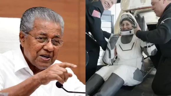Pinarayi Vijayan Sunita WIlliams