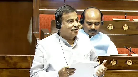 Nitin Gadkari Rajya Sabha Toll Tax