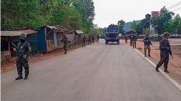 manipur curfew image '