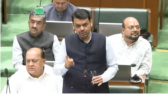 CM Devendra fadnavis speaking in Maharashtra assmebly image