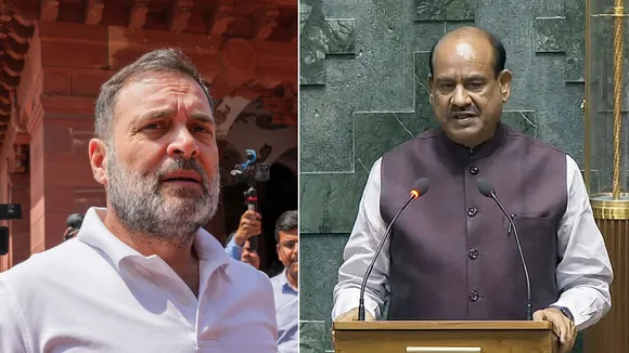 Rahul Gandhi Om Birla