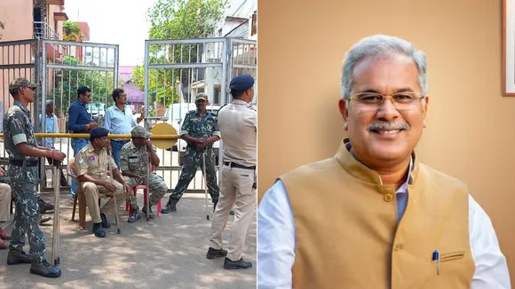CBI raid at Bhupesh Baghel residence 