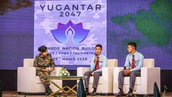 Cadet Captain Ritul Cadet Prince Kumar Singh Kushwaha Yugantar 2047