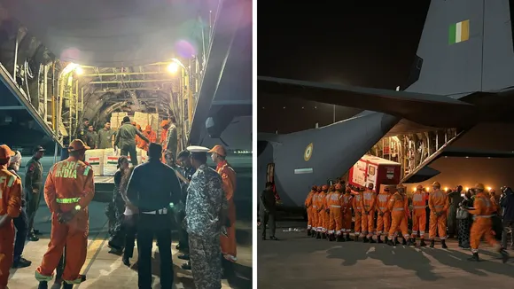 Indian humanitarian aid Myanmar Earthquake