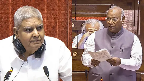 Rajya Sabha Jagdeep Dhankhar Mallikarjun Kharge