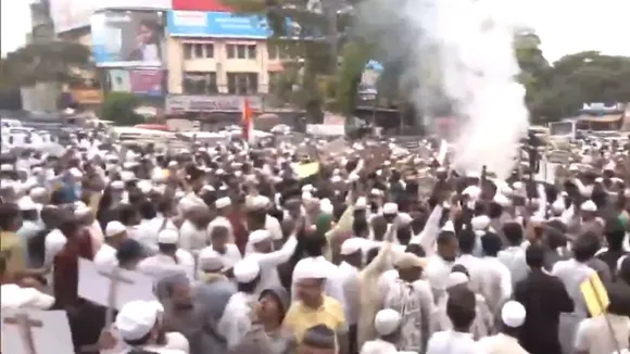 Muslims Protest in Kolkata Waqf Amendment Bill