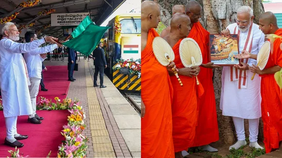 PM Narendra Modi railway ervice launch in Sri Lanka