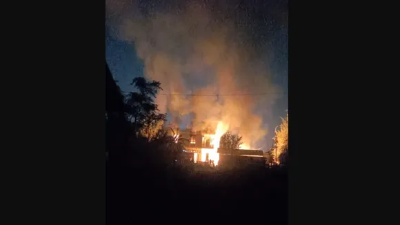 manipur bjp leader house torched