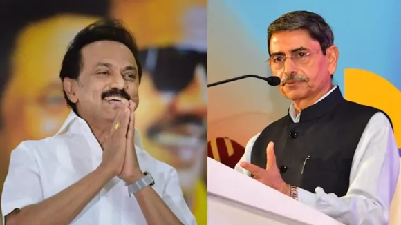 M K Stalin R N Ravi