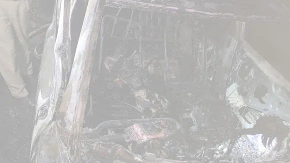 bijwasan car fire