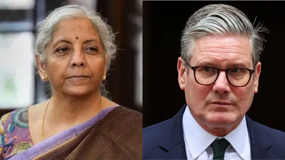 FM Nirmala Sitharaman British PM Keir Starmer image