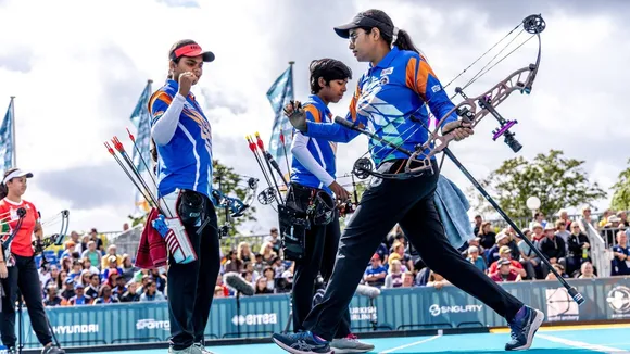 Indian women's compound archery
