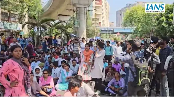 Bengal teacher protest