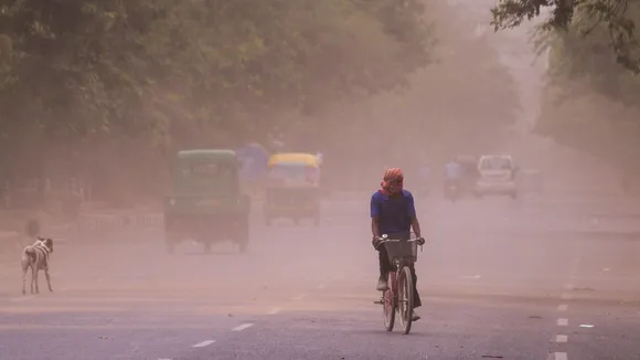 Dust Storm in Delhi India Gate Delhi Pollution Gurugram
