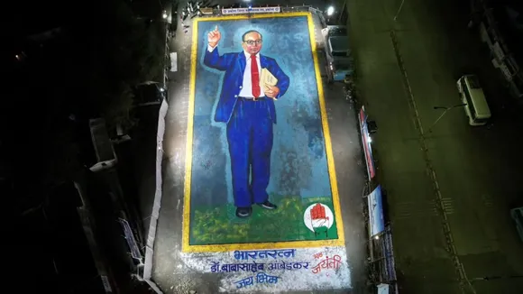 Akola Ambedkar Rangoli