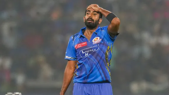 MI strike bowler Jasprit Bumrah