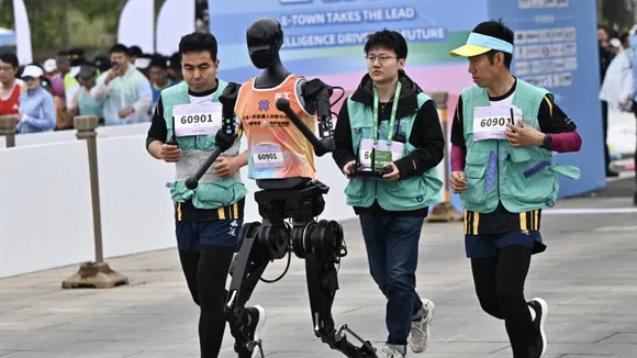 China robot half-marathon