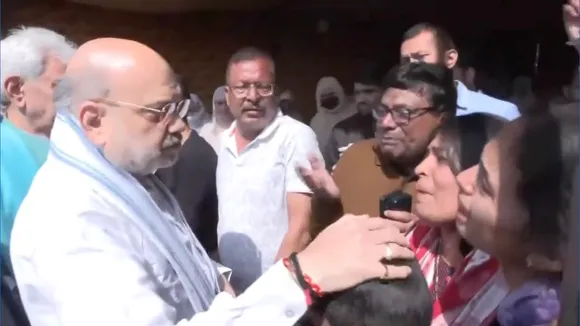 Amit Shah meets the families of the victims of the Pahalgam terrorist attack in Srinagar