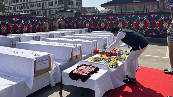 KC Venugopal Pays homage to the innocent lives lost in the horrific terrorist attack at PCR Hospital, Srinagar. 