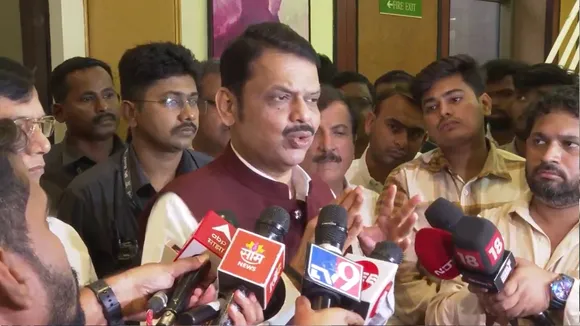 Maharashtra CM Devendra Fadnavis interacts with press after Pahalgam terror attack.