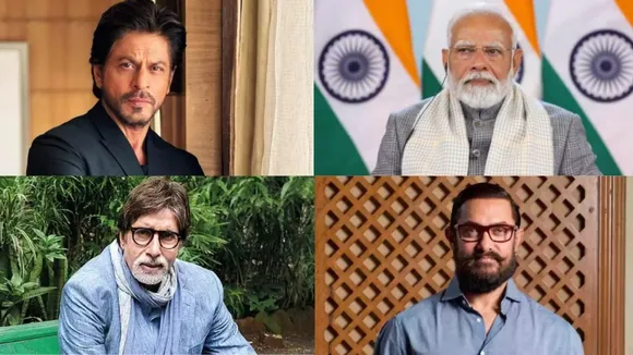 Amitabh Bachchan Shah Rukh Khan Aamir Khan WAVES Summit