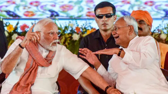 Nitish Kumar Narendra Modi Madhubani