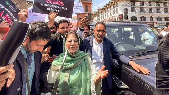 PDP chief Mehbooba Mufti.